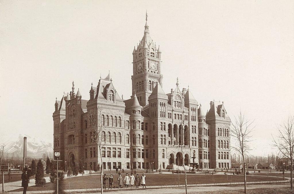 The newly completed Salt Lake City and County building, which still stands today, was the site for Utah s 1895 Constitutional Convention, where delegates voted to include women s suffrage and right