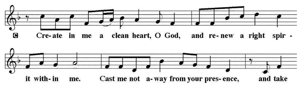 Our Response to God s Word *Hymn of the Day Take My Life, that I May Be LBW 406 * The Apostles Creed C: I believe in God, the Father almighty, creator of heaven and earth.