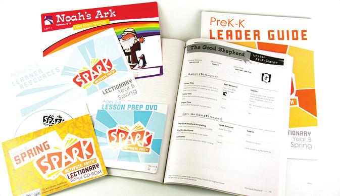 Age 2 Grade 6 LECTIONARY Connect Bible stories from worship to Sunday school with this threeyear curriculum. Spark Lectionary All Seasons Curricula Spark Bible 9780806670485 1 26.