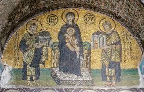 Byzantine, Constantinople Hagia Sophia, Virgin and Child