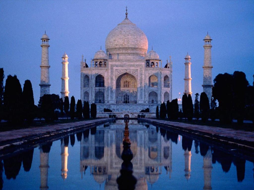 India, Taj Mahal, built as a