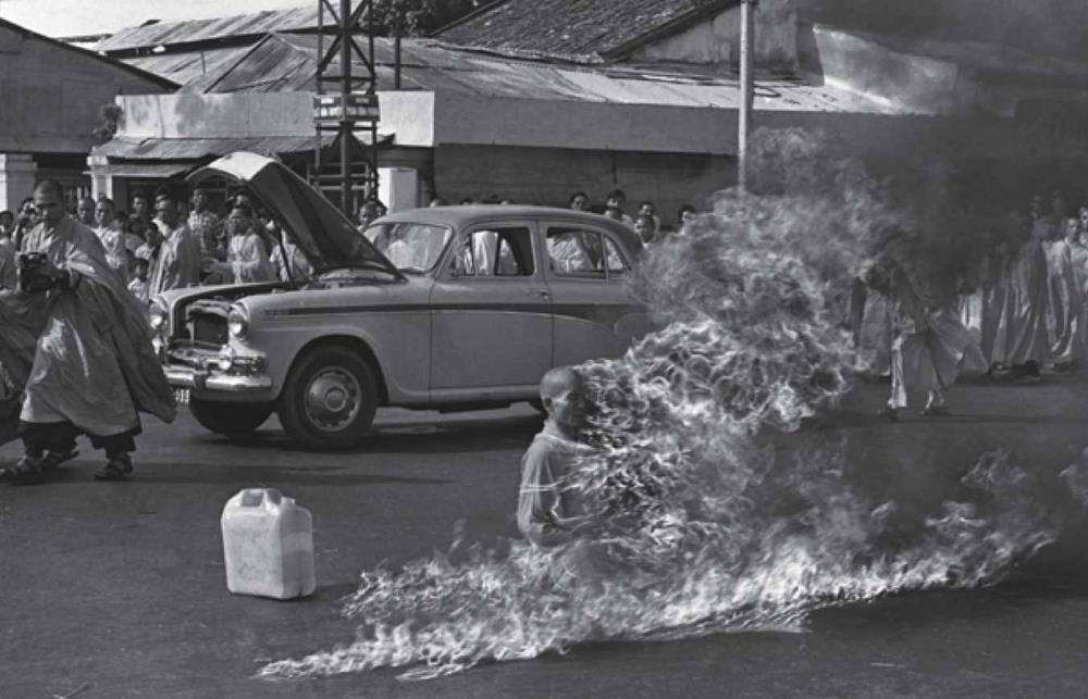 Saigon, Vietnam, Thich Quang Duc's Self Immolation, 1963.
