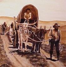 Life on the Trail 1845 The Emigrants Guide was a guide book to help settlers cross the trail Wagon and animals to pull it was the biggest expense (Oxen Best) - Also needed spare parts Food for each