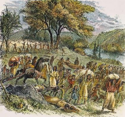 The Black Hawk War 1830s - settlers in Illinois, Iowa pressured
