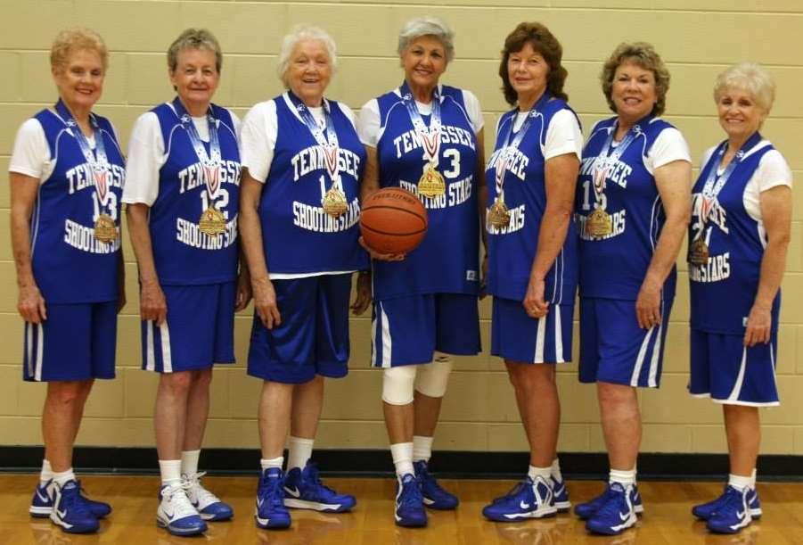 WCGA Member Glenda Cantrell Claims gold at National Senior Games Members of the gold-medal winning Tennessee Shooting Stars are, from left, Madge Susong, Carolyn Landreth, Sylvia Smith, team captain