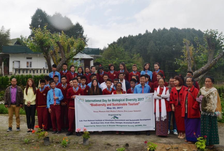 Sikkim IDB celebration with school