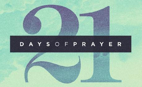SPECIFIC DAILY PRAYER FOCUS January 7:: Pray for unity in heart and mind for our church as we walk through 21 days of prayer together to equip the saints for the work of ministry, for building up the
