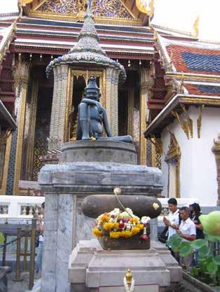 Jeevaka, Patron Hermit of Medicine, Wat Phra Kew, Grand Palace, Bangkok Locational Advantage - On Trade Route Takshasila was ideally located on the ancient trade route.