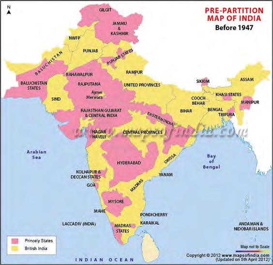INDIA_HISTORY_Pre- Partition The Anglo-French conflicts that began in the 1750s ended in 1763 with a British ascendancy in the southeast and most significantly in Bengal.