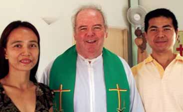 Parish News HALLS CREEK A welcome visitor Fr Daniel Kilala, a Spiritan Father, is recently arrived in the Diocese of Broome where he will spend time with fellow Spiritan, Fr Mark Connolly, Parish