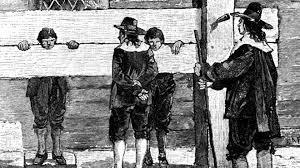 Children rarely played. Toys and games because Puritans saw these activities as sinful distractions. People were expected to work hard and repress their emotions or opinions.