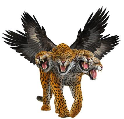 Daniel 7:6 (ESV) After this I looked, and behold, another, like a leopard, with four wings of a bird on its back.