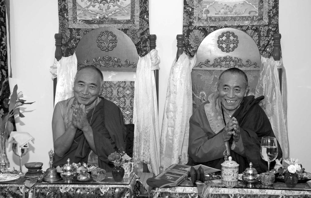 Rinpoches at Palm Beach Dharma Center Dear Sangha Members & Dharma Friends, Tashi Deleg! This has been another beautiful year.