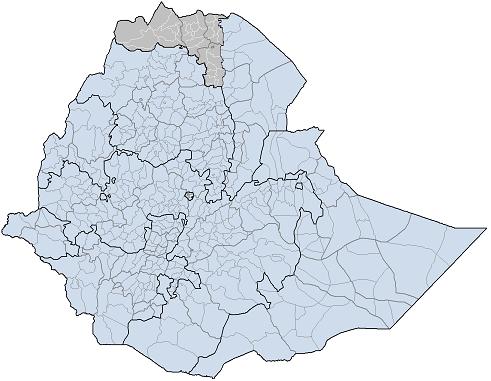 Areas of the Ethio-SPaRe Activity Tegray Ethiopia Tegray National Regional State. The main wäräda-districts of the Ethio- SPaRe project activity: 1. Gulo Mäkäda; 2.
