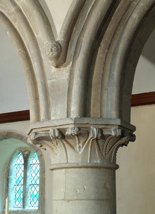 spandrels (below), and those at the centre, the apex, on top of the