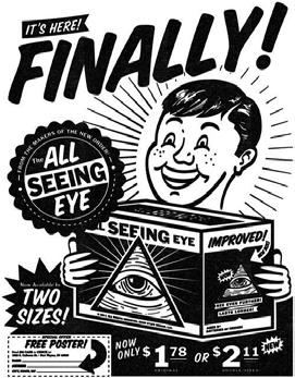 Masonic EDUCATION The All-Seeing Eye The Eye of Providence (or the all-seeing eye of God) is a symbol showing an eye often surrounded by rays of light or a glory and usually enclosed by a triangle.