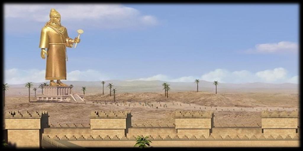 The golden image was setup on the plain of Dura, southwest of Babylon