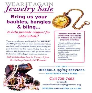 MISSOULA DEANERY AND COMMUNITY NEWS BRIEFS Family Promise Fundraisers: Clean out your closet and help Family Promise.