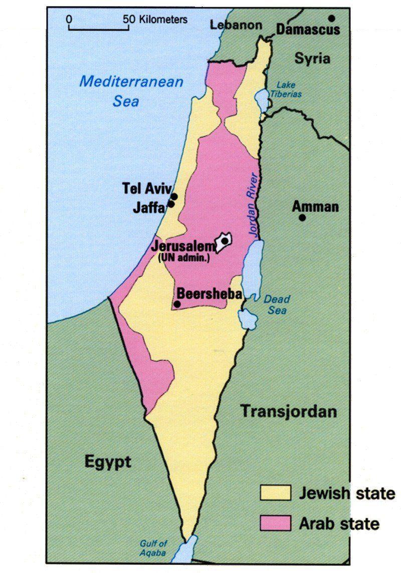 Jewish and Arab states