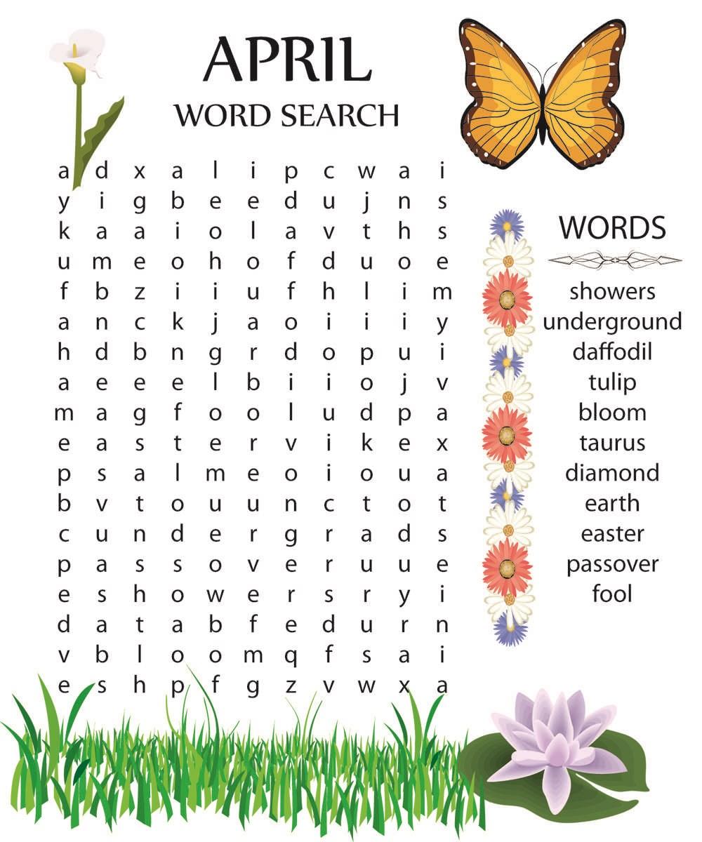 Take your finished word search puzzle to the Front Desk or to the