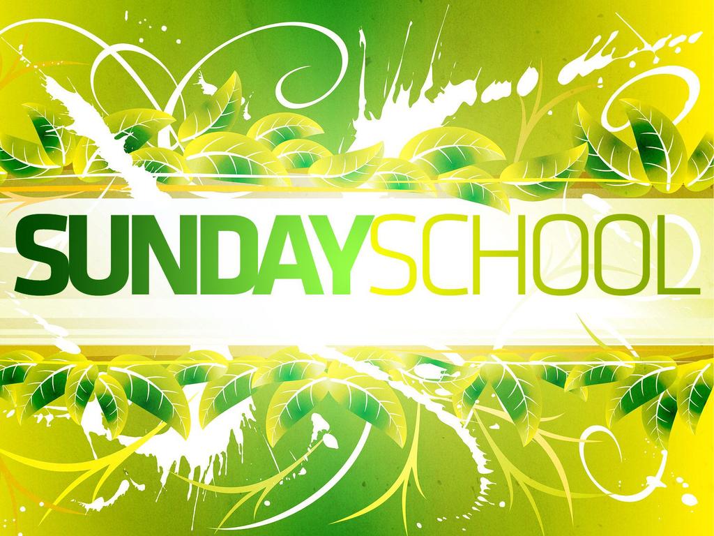 Sunday School I will instruct you and teach you in the way
