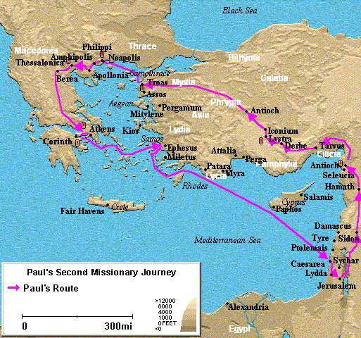 10. Paul s Second Missionary Journey [Acts 15 18] Upon their return to Antioch, Paul and Barnabas prepare for another missionary journey.