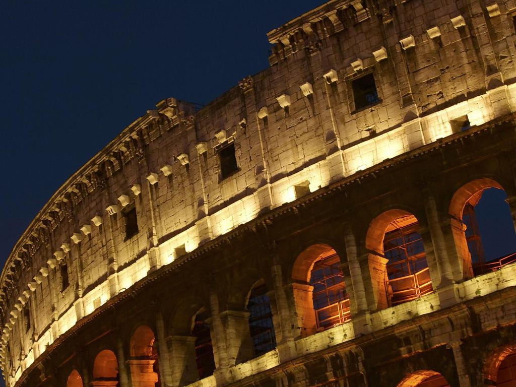 The Colosseum Used 30,000 slaves and 500,000 tons of rock.