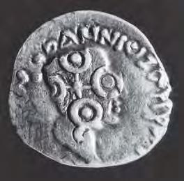 You will learn more about the Kushanas in Chapter 10. In the north, and in parts of central India, a general of the An Indo-Greek coin Mauryas, named Pushyamitra Shunga, set up a kingdom.