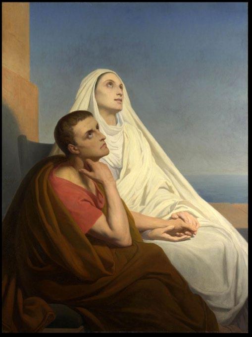 Saint Monica (AD 322 387), also known as Monica of Hippo, was an early Christian saint and the mother of St. Augustine of Hippo.