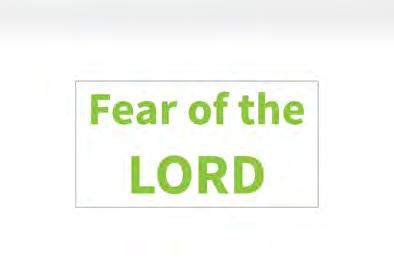 It is not that every chapter tells you to be sure to fear the Lord, but it is there so frequently and it is such an important theme qualitatively that it really makes a tremendous emphasis and