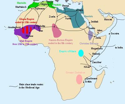 When the Persian traders moved south from the Horn of Africa (a triangular peninsular near Arabia) they brought Asian manufactured goods to Africa and in return, sent African raw materials to Asia.