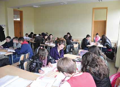 EJHS HALIT GECI IN LLAUSHË - SKËNDERAJ school of the month shift gives us the opportunity to have all teachers in the school at the same time.