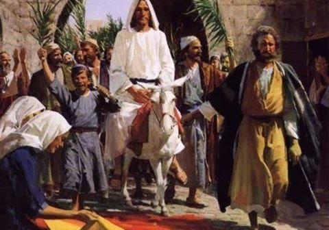 Every aspect of Palm Sunday screams SURRENDER!