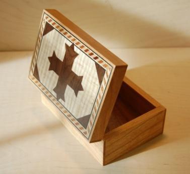 A box where the Sacrament is placed to