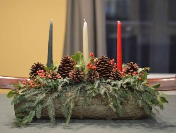 On the Winter Solstice, the Celts would go out and get their Yule Log and decorate it with symbolic or magical