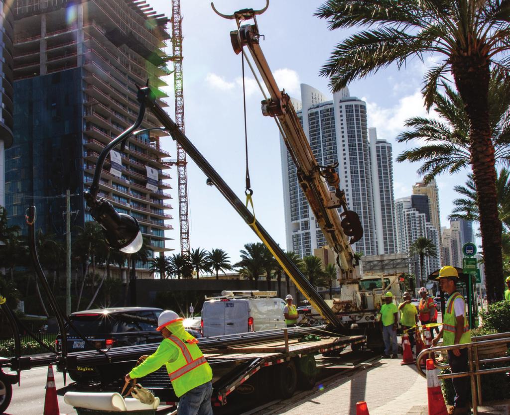 A Message from the City Manager by Christopher J. Russo The Utility Undergrounding Project has entered the next phase, the Collins Avenue Street Lighting Enhancement Phase.