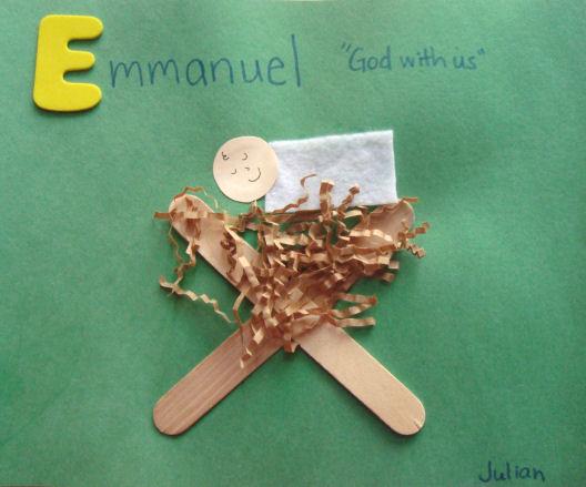 Day 13: Emmanuel- God with Us Do you have a nick-name? Maybe some people call you a silly name or by your initials! Well, just like you, people called Jesus a lot of different names.