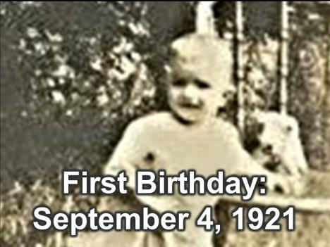 Her first day of life was September 4, 1920.