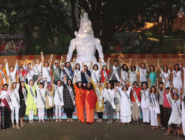 25 26 27 28 1 2 Pujya Swamiji and Sadhvi Bhagawatiji with ambassadors from around the world during International Yoga Festival 2018 24 ebruary arch batteries?