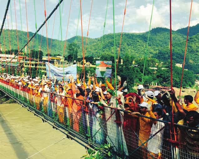 21 Earth Day 22 23 24 25 26 27 Global Interfaith WASH Alliance s Massive Swachhta Hi Seva Clean-Up program brought hundreds of volunteers together in Lakshman Jhula, Rishikesh to clean up the banks