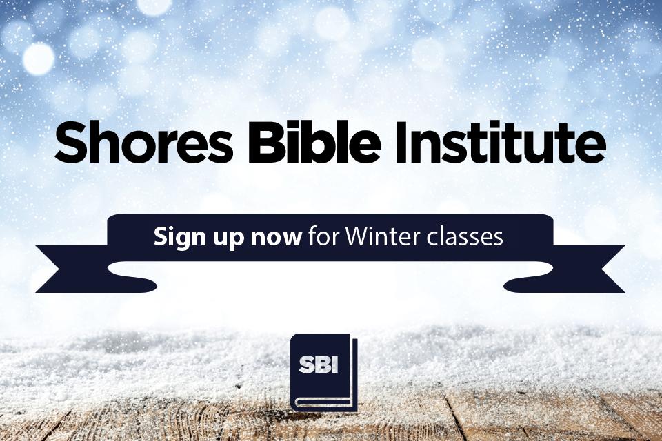 The Shores Bible Institute integrates the Christian faith into everyday life by equipping followers of Jesus to think theologically, develop a biblical worldview, and put truth into practice.