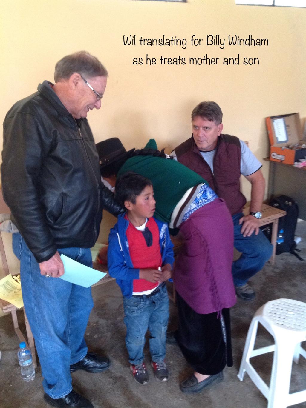 Jane Goudelock began a discipleship relationship with Rosa as they packaged medications together. Rosa and her husband own the hotel, where the team stays in Riobamba, and are new believers.