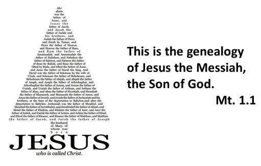 This Son of David imagery is critical to the gospels. Matthew begins his gospel with the words, This is a genealogy of Jesus the Messiah, the Son of David (1:1).