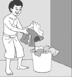 WORKSHEET 3.8: CLEANLINESS: We should make sure what we eat is Halaal and that our homes are clean and our rooms are tidy.
