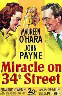 1 Miracle on 34 th Street, A Christmas movie, A Jewish, Zionist Perspective Believe the Impossible Dream By Jerry Klinger Every year, about this time of year, Christmas themed movies are flooding T.V.