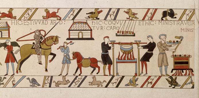 PART ONE: HISTORICAL DETECTIVES Can you find out historical information from primary sources of evidence? Study the section of the Bayeux Tapestry on the next page.