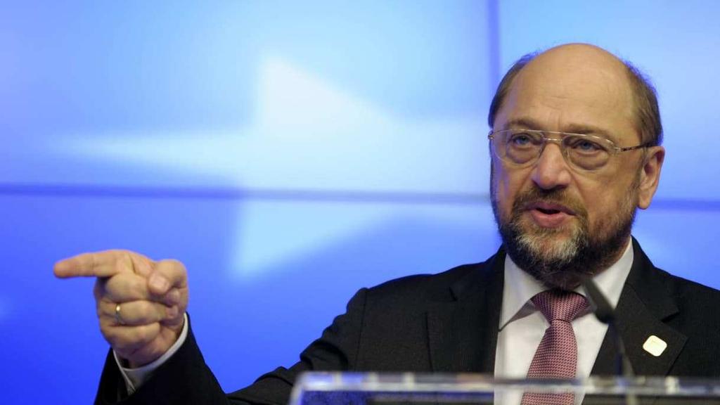 European Parliament President Martin Schulz Credit: Reuters Say a Big 'Thank You' to Martin Schulz Why are we debating the exact disparity in access to water between Israelis and Palestinians, if