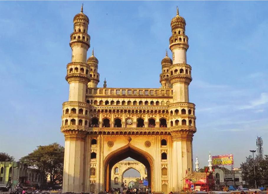 public attractions CHARMINAR The Charminar is as much the signature of Hyderabad as the Taj Mahal is of Agra or the Eiffel Tower is of Paris.