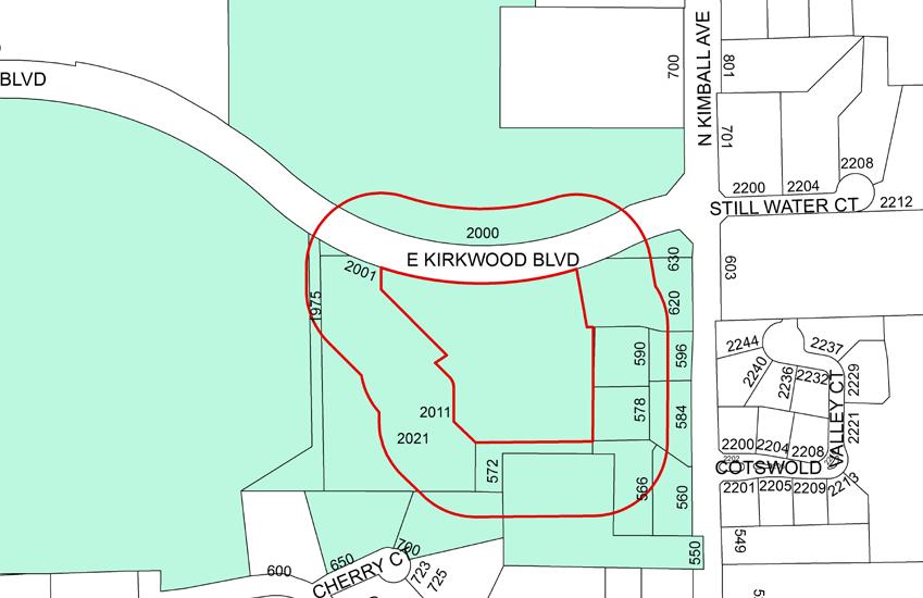 SURROUNDING PROPERTY OWNERS MAP & RESPONSES Silver Ridge Addition Phase III SPO # Owner Zoning Address Acreage Response 1. Tdc Manaagement Llc SP2 560 N Kimball Ave 0.52 NR 2.