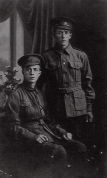 Privates Richard (seated) & William Houghton William Houghton, Miner, aged 18, enlisted with 13 th Battalion, 12 th Reinforcements on 28 th August, 1915. He was given a service number on 3798.